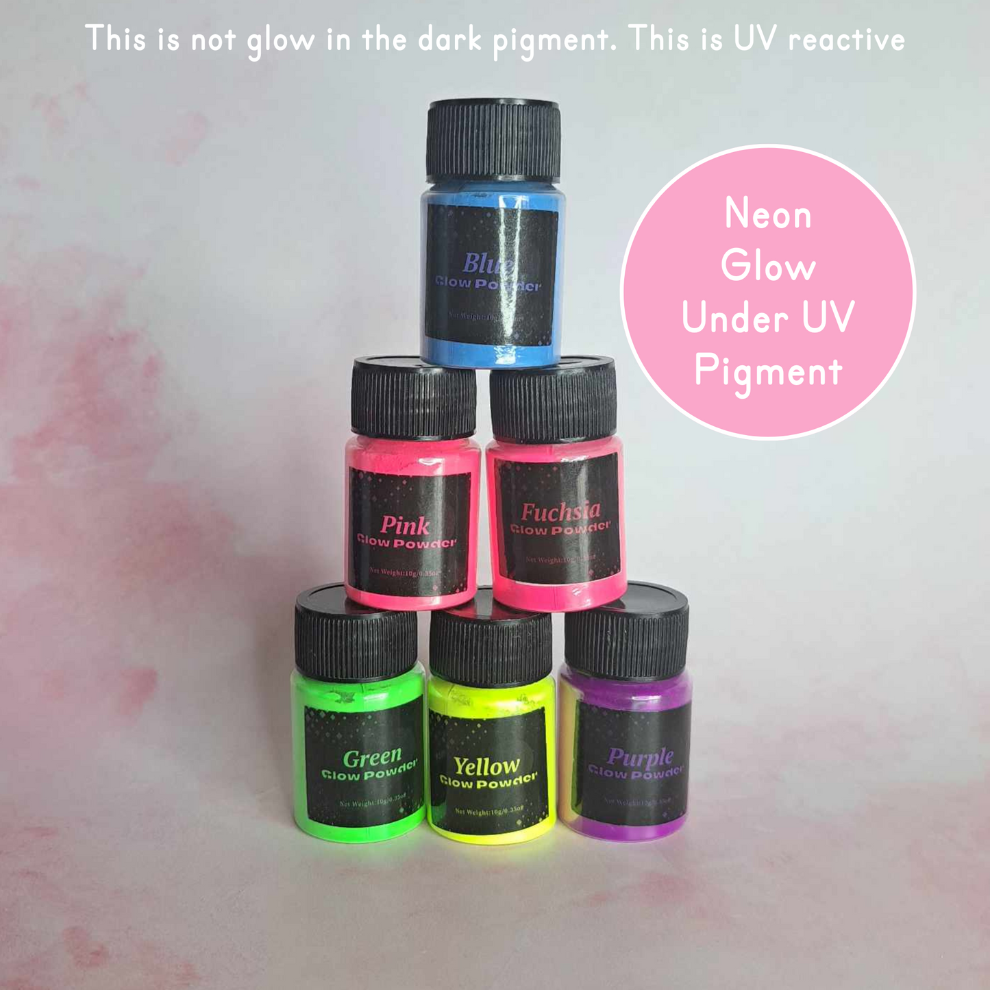 10G Pots UV Reactive Mica Powder