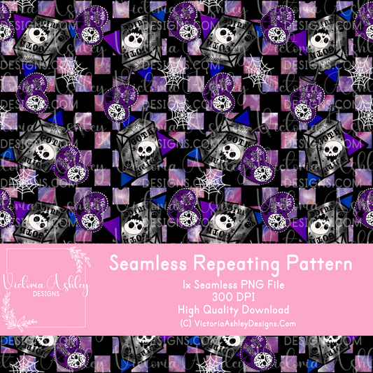 Seamless Repeating Pattern - Gothic Juice