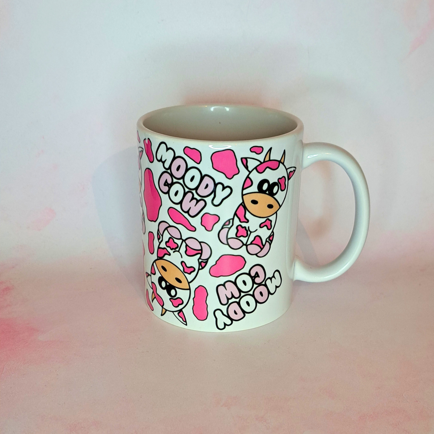 11oz Moody Cow Print Ceramic Mug