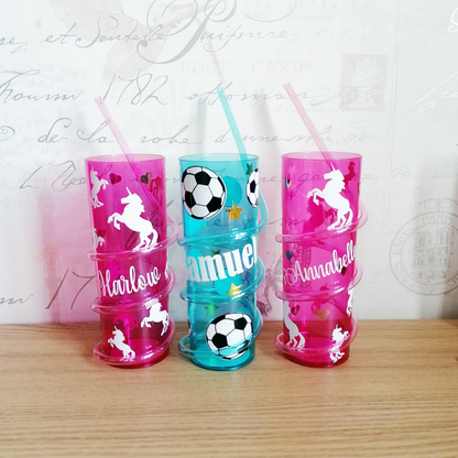 BULK ORDER BPA Free Plastic Crazy Straw Cup