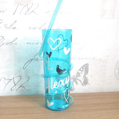 BULK ORDER BPA Free Plastic Crazy Straw Cup