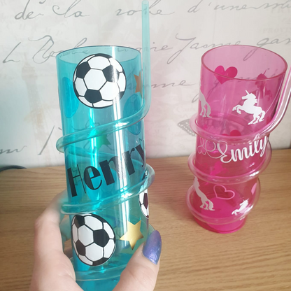 BULK ORDER BPA Free Plastic Crazy Straw Cup