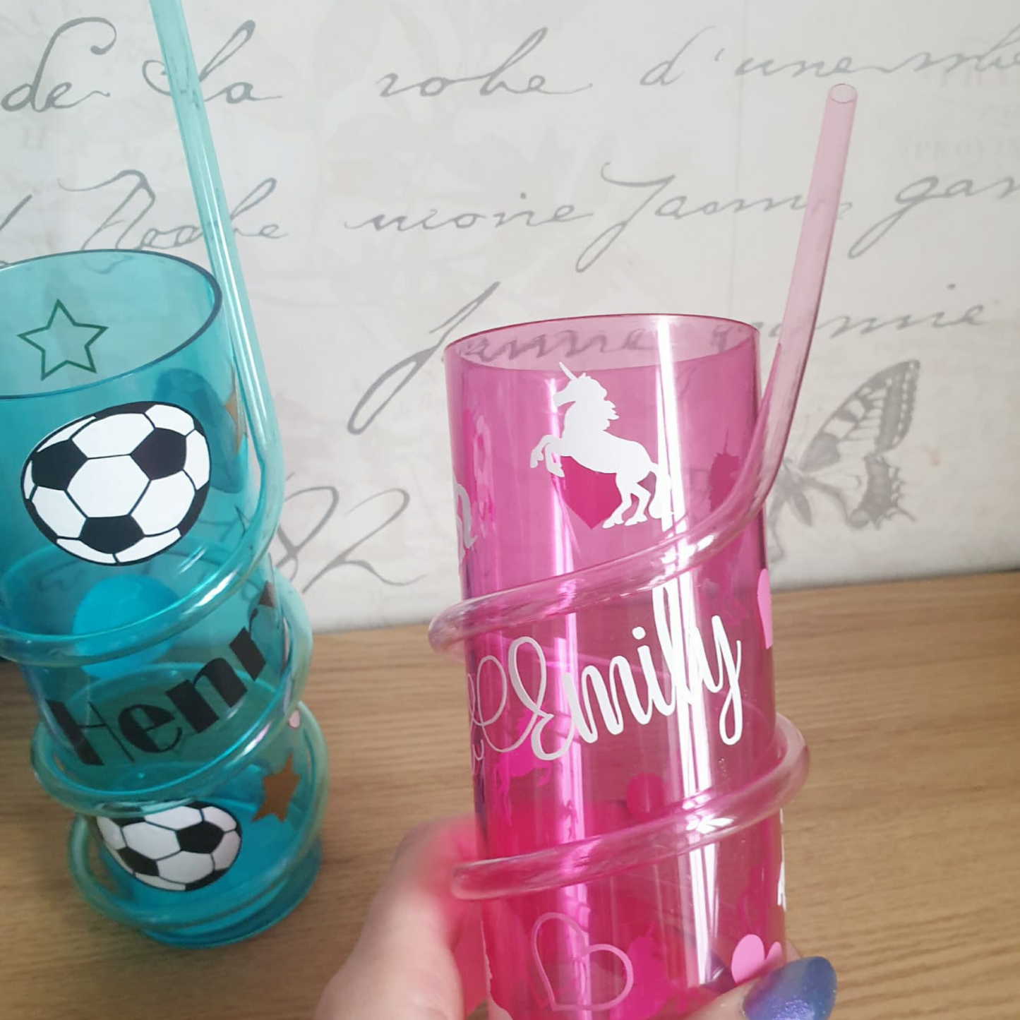 BULK ORDER BPA Free Plastic Crazy Straw Cup