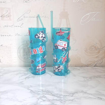 BULK ORDER BPA Free Plastic Crazy Straw Cup