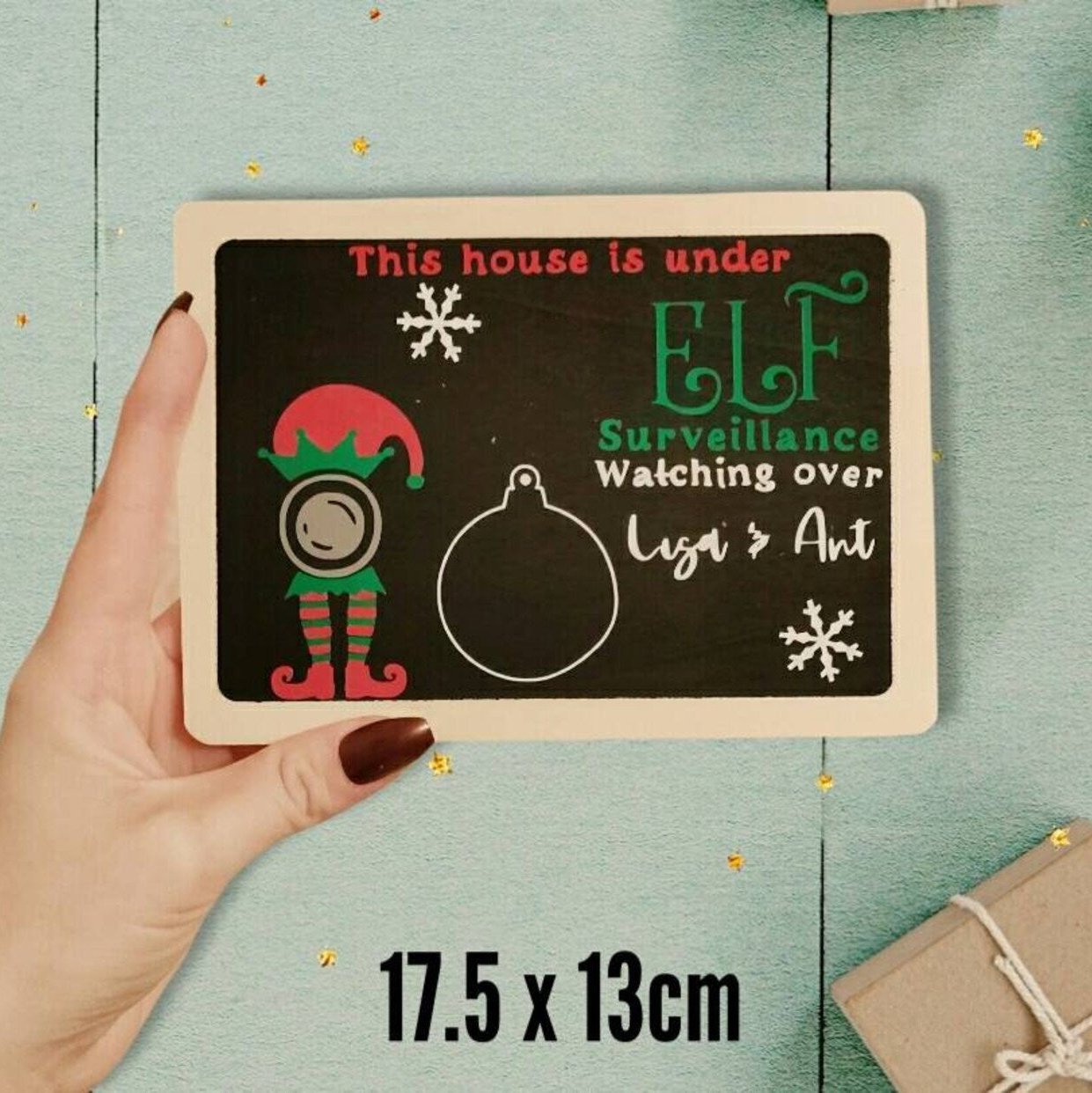 Christmas Countdown Chalk Board