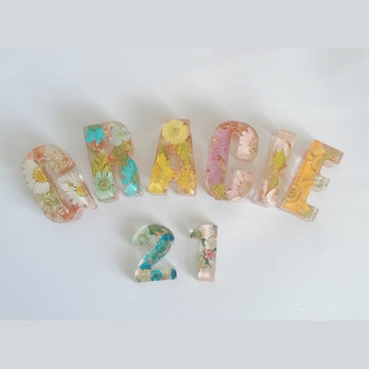 BULK ORDER Free Standing Floral Letters / 5cm