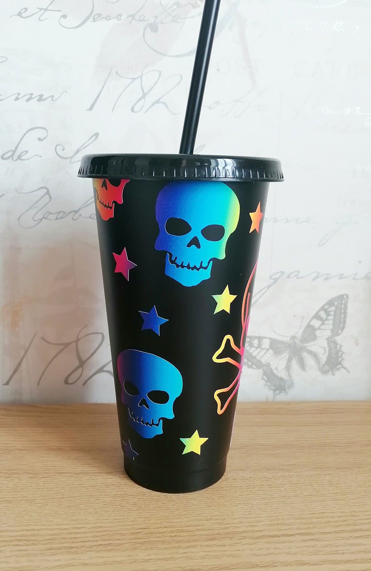 Rainbow Skulls 24oz Tumbler