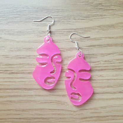 GLOW IN THE DARK Ladies Silhouette Earrings