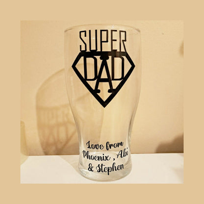 Super Dad Pint Glass