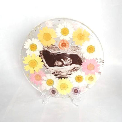 13cm Round Floral Memorial Gift