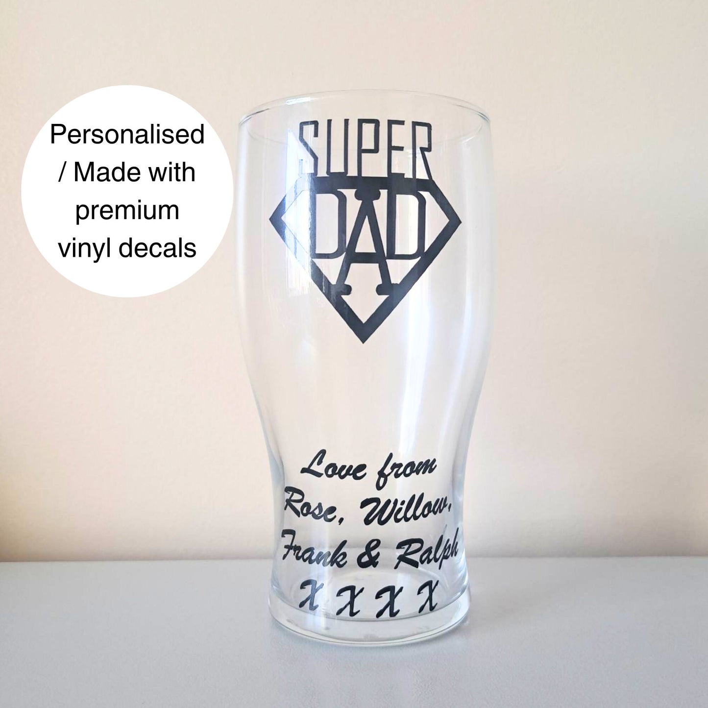 Super Dad Pint Glass