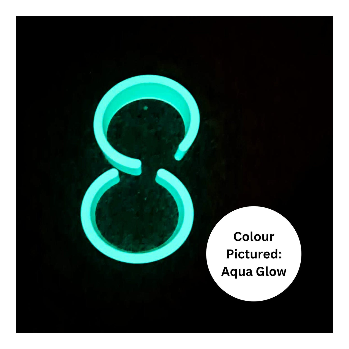 GLOW IN THE DARK C Shaped Cuff Bangle