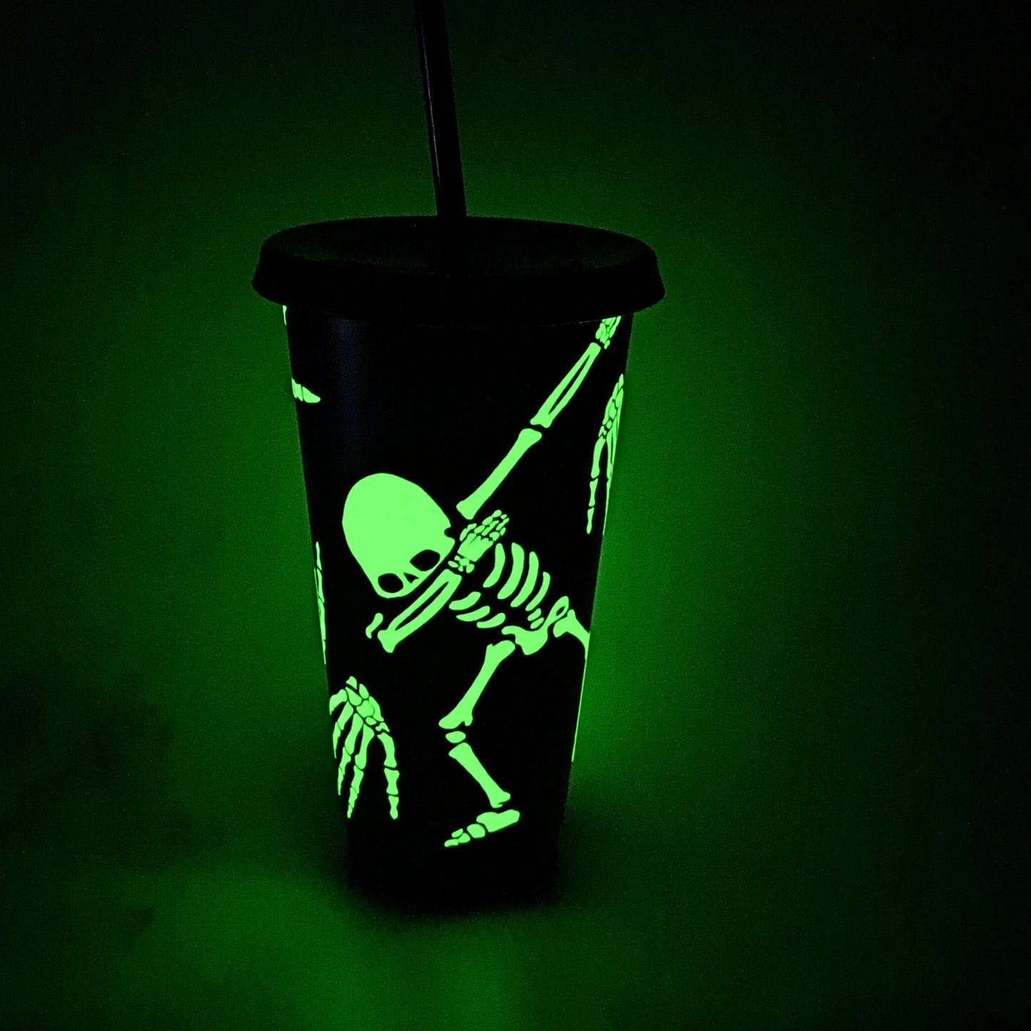 Dabbing Skeleton 24oz Tumbler (Glow in the Dark)