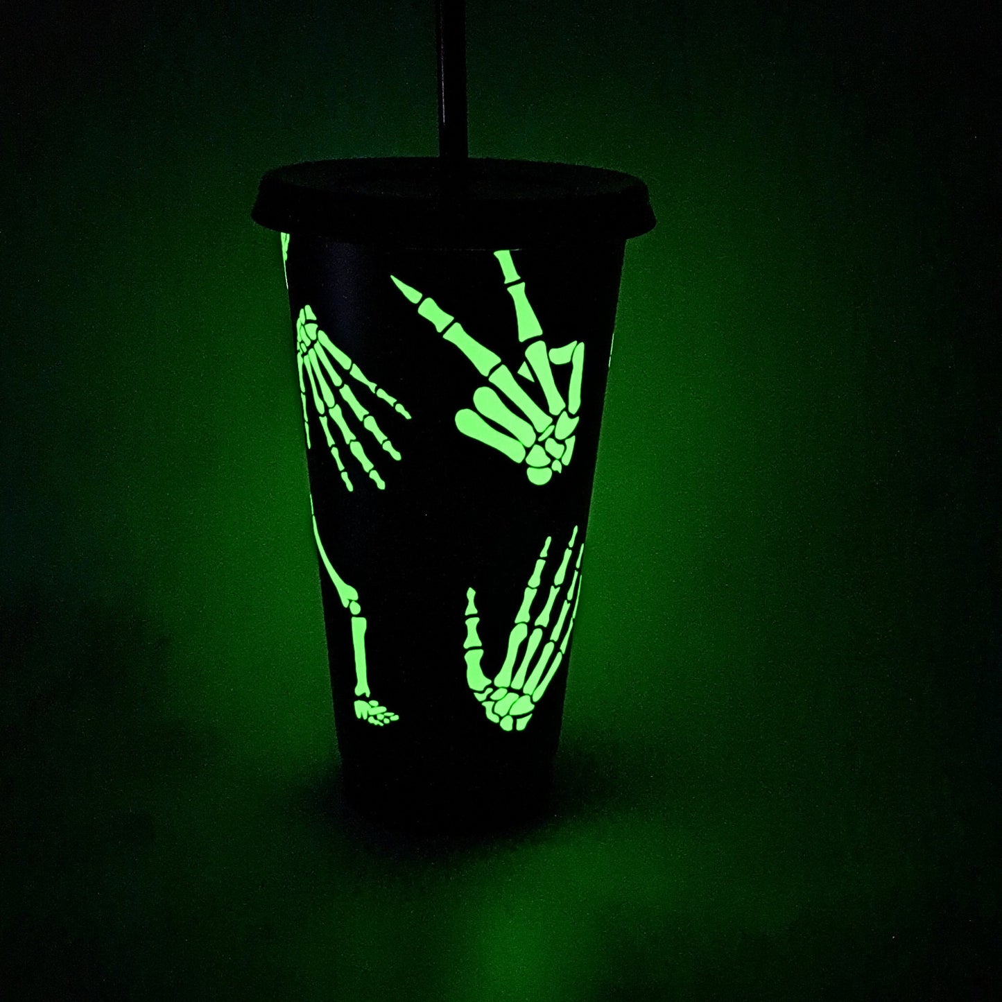 Dabbing Skeleton 24oz Tumbler (Glow in the Dark)