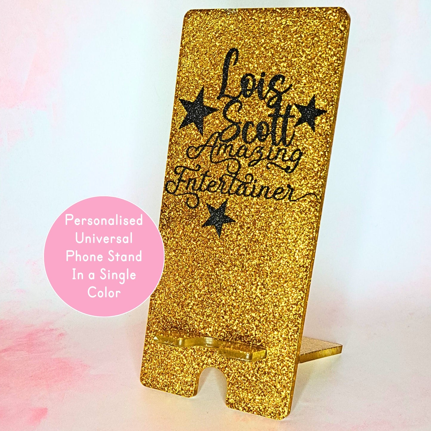 Single Colour Or Glitter Universal Mobile Phone Stand