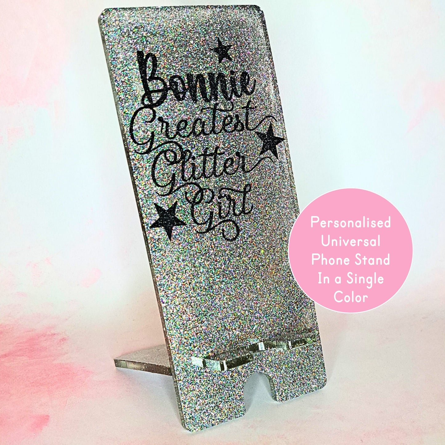 Single Colour Or Glitter Universal Mobile Phone Stand