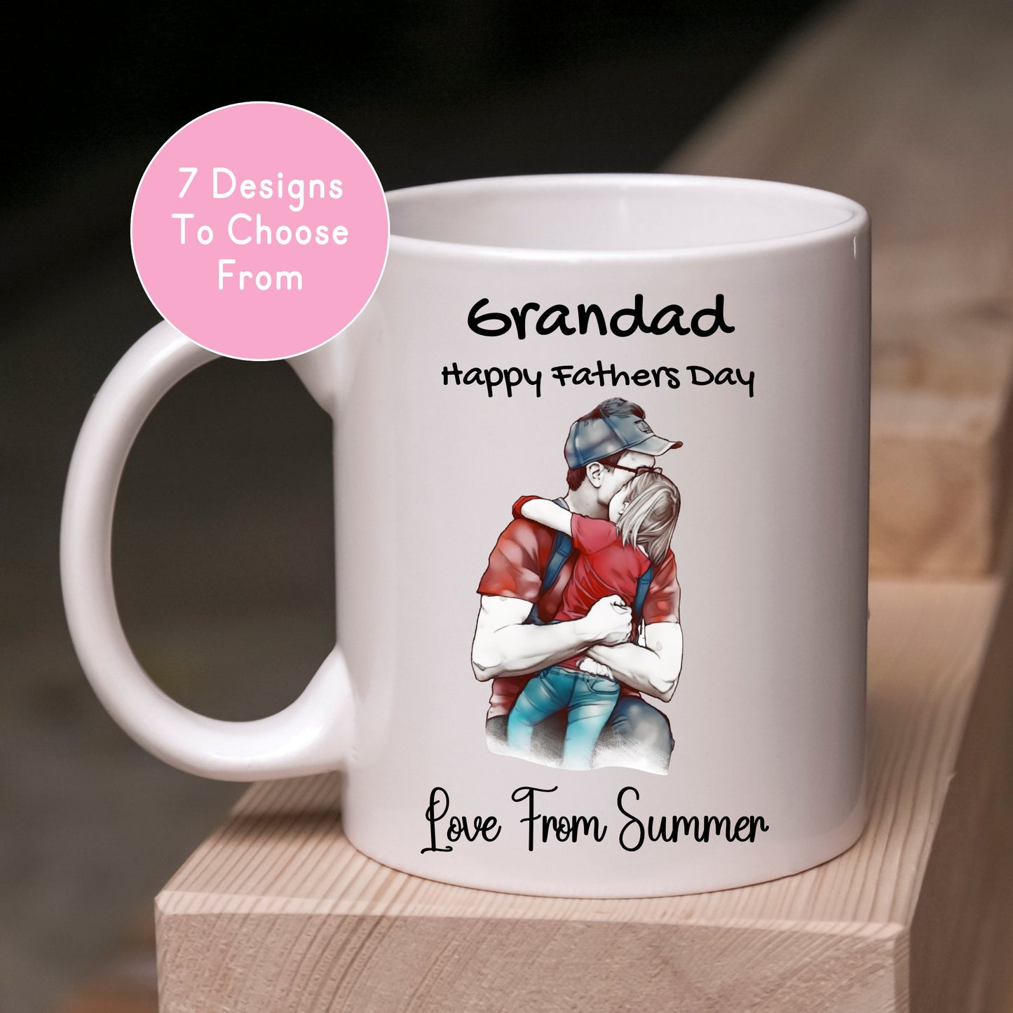 11oz Personalised Daddy Daughter Novelty Ceramic Mug