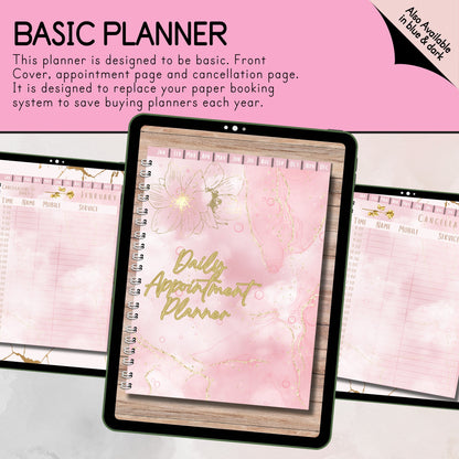 Pink And Gold Digital Appointment Planner