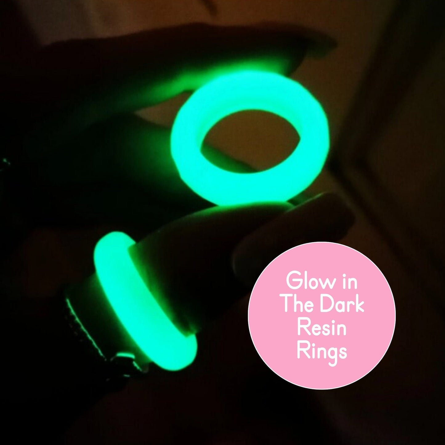 GLOW IN THE DARK Rings