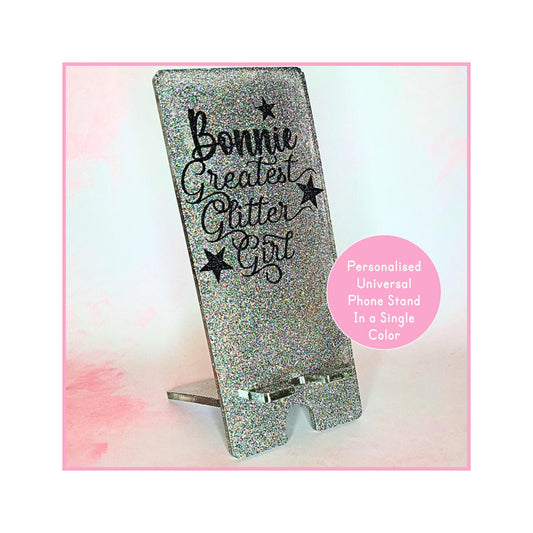 Single Colour Or Glitter Universal Mobile Phone Stand