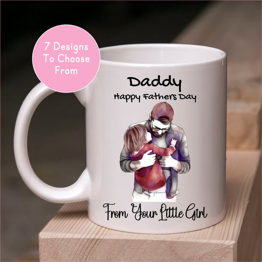 11oz Personalised Daddy Daughter Novelty Ceramic Mug