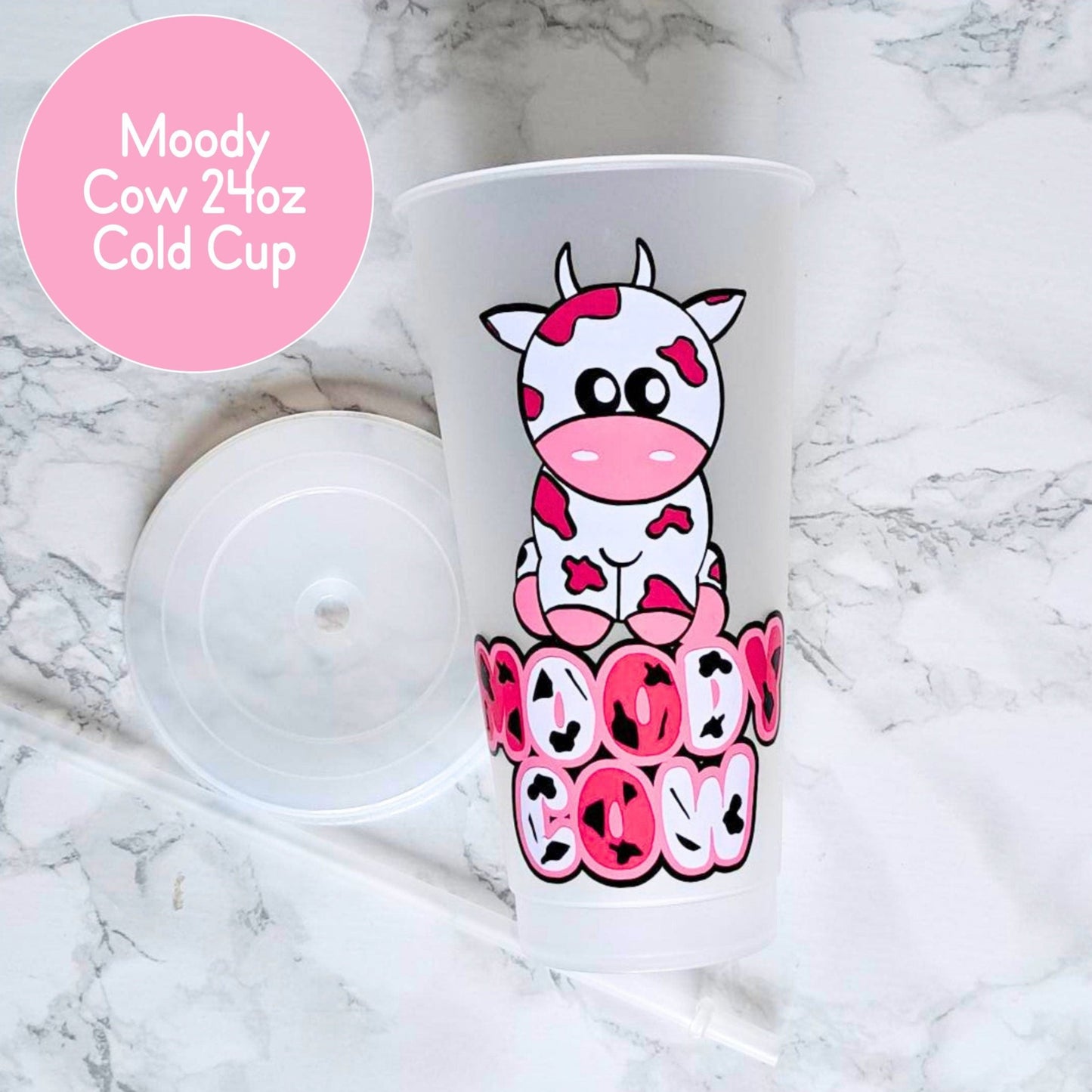 Moody Cow 24oz Tumbler