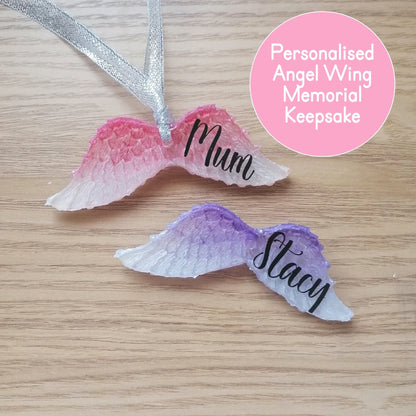 Ombre Angel Wings Decorative Keepsake