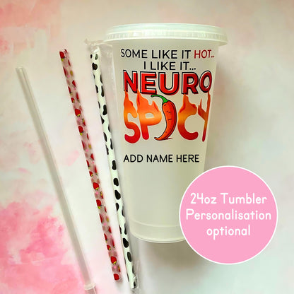 Neurospicy 24oz Tumbler