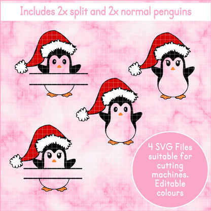 Christmas Penguin SVG Bundle