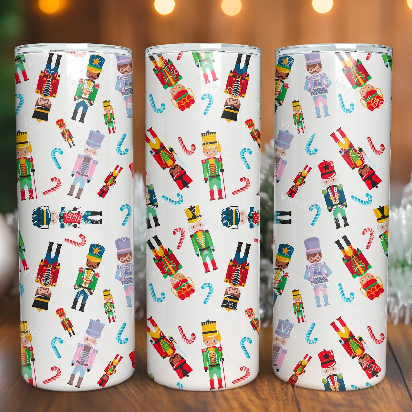 Christmas Nutcracker Seamless Pattern