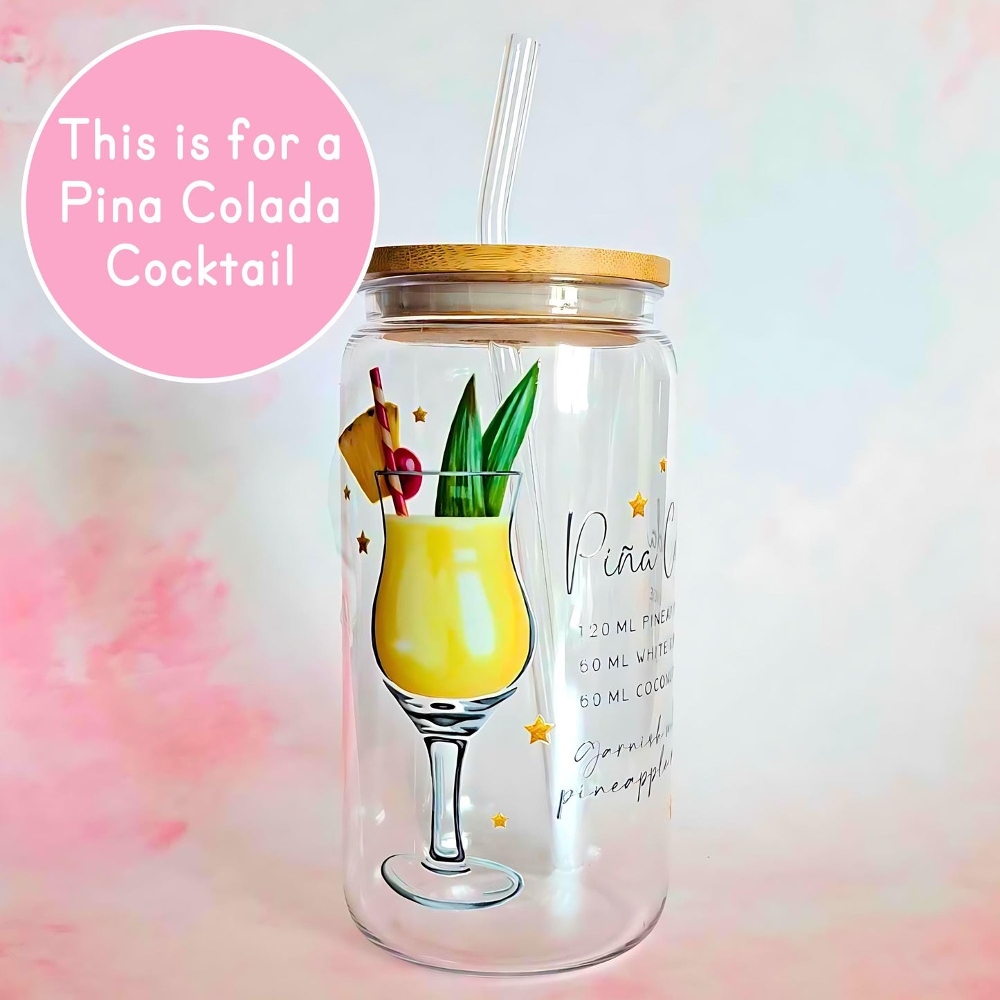 Pina Colada / 16oz Libby Glass #CCT