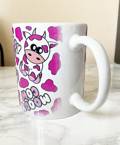 11oz Moody Cow Ceramic Mug *DEFECTIVE - SEE DESCRIPTION*