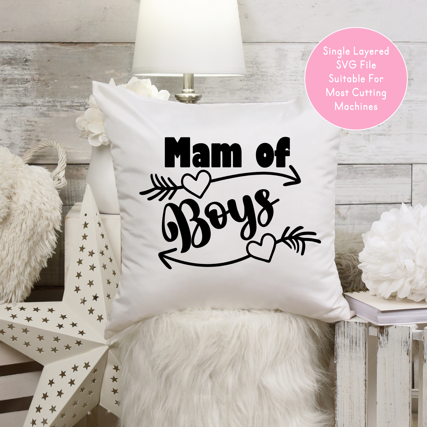 Mam Of Boys Digital Download SVG