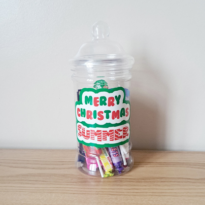 Christmas 500ML Victorian Sweet Jar